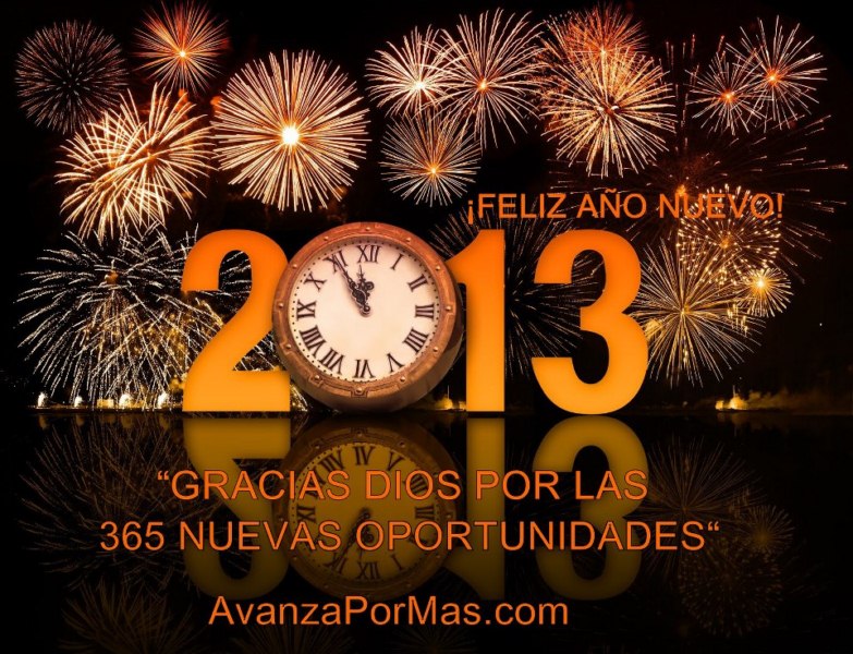 feliz año 2013